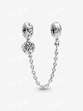 Pandora Heart Family Tree Safety Chain Charm